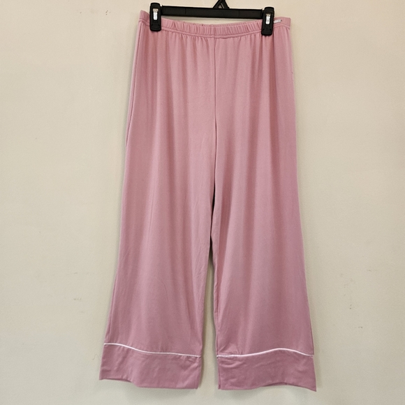 Nine West Other - Nine West Lounge Pants Cropped Pastel Pink Women Size Medium
